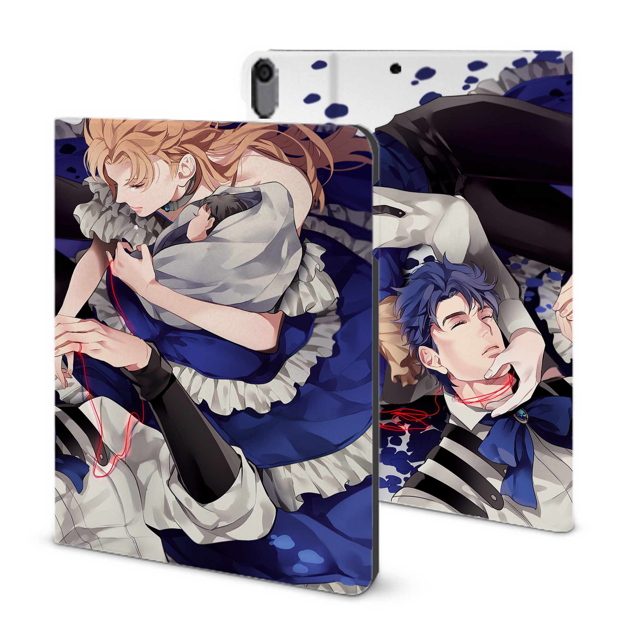 （画像用） ジョジョの奇妙な冒険 JoJo's Bizarre Adventure IPad ケース ブック型 PUレザー TPU 耐衝撃 軽量 薄型 ペン収納なし 全面保護 IPad 各モデル対応